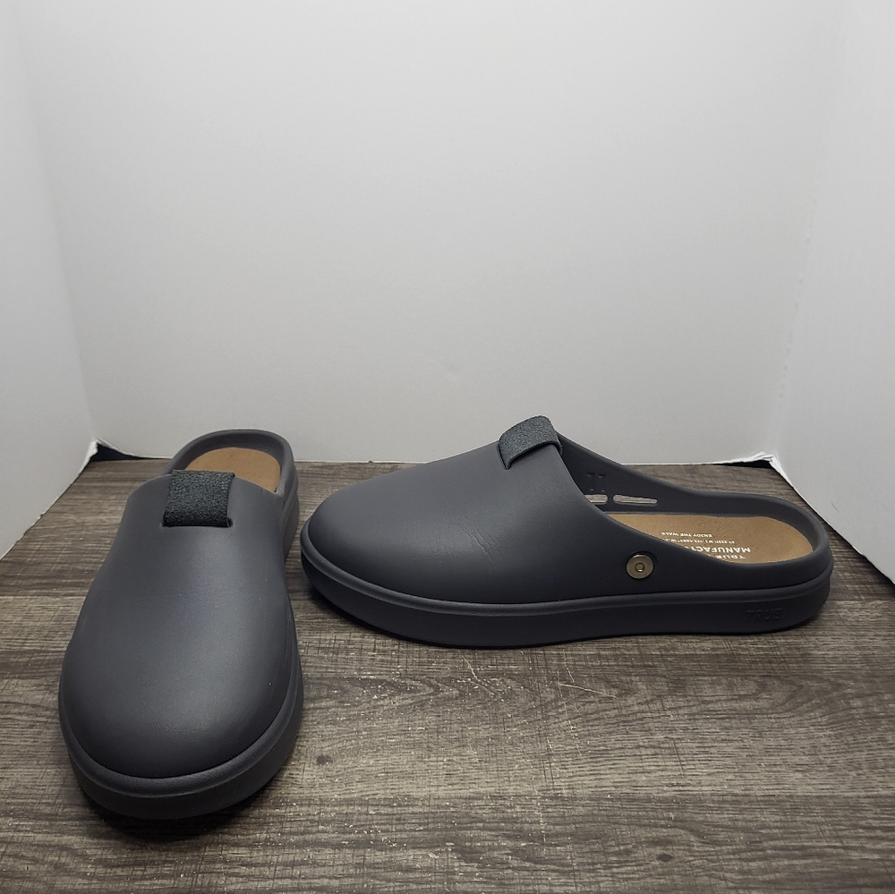 Men's TRUE Linkswear FS Slide Leisure Slip-On Sandals Size 11 Grey Golf